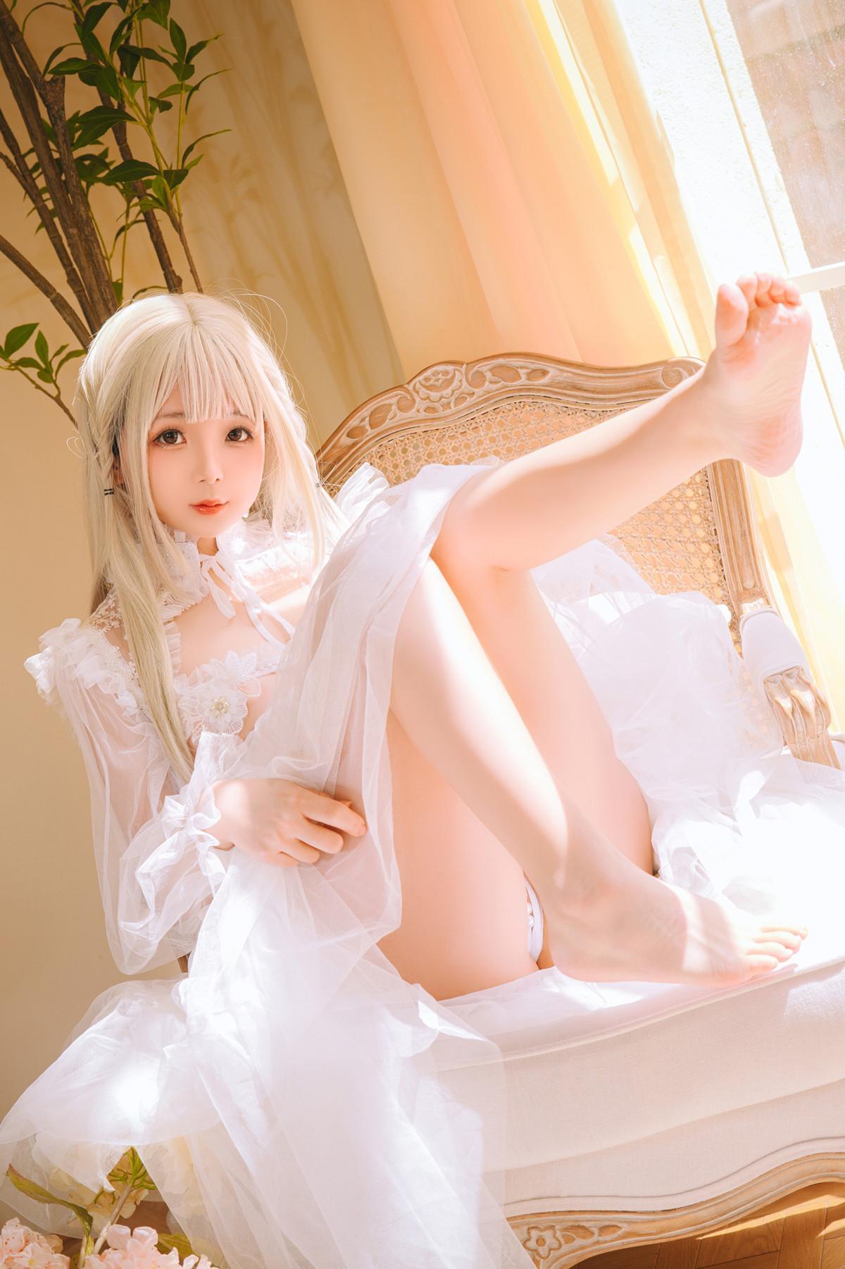 Cosplay Rinaijiao日奈娇 白纱衣 Set.01(26)