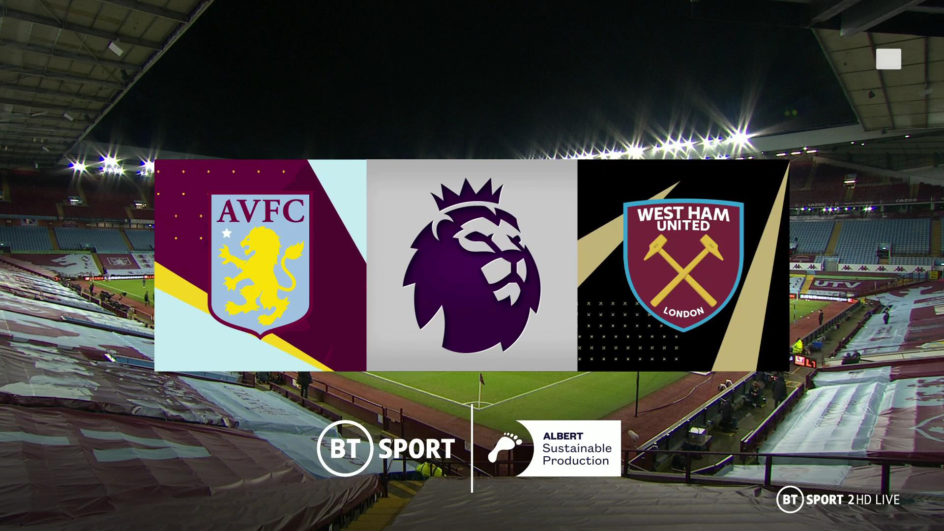 EPL 20/21 - Matchday 22 - Aston Villa vs West Ham United - 03/02/2021