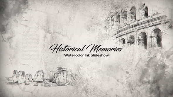 Historical MemoriesWatercolor Ink Slideshow - VideoHive 18404158