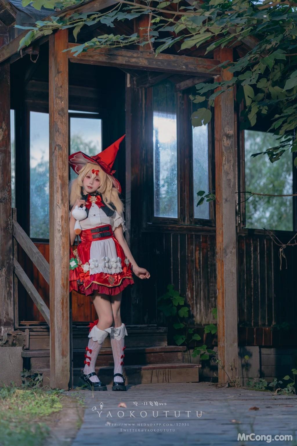 Coser@黏黏团子兔: 琪花星烛·可莉 可莉炸鱼舞 (66 photos )(10)