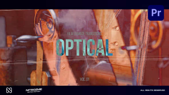 Film Damage Optic Transitions Vol 01 For Premiere Pro - VideoHive 50405869