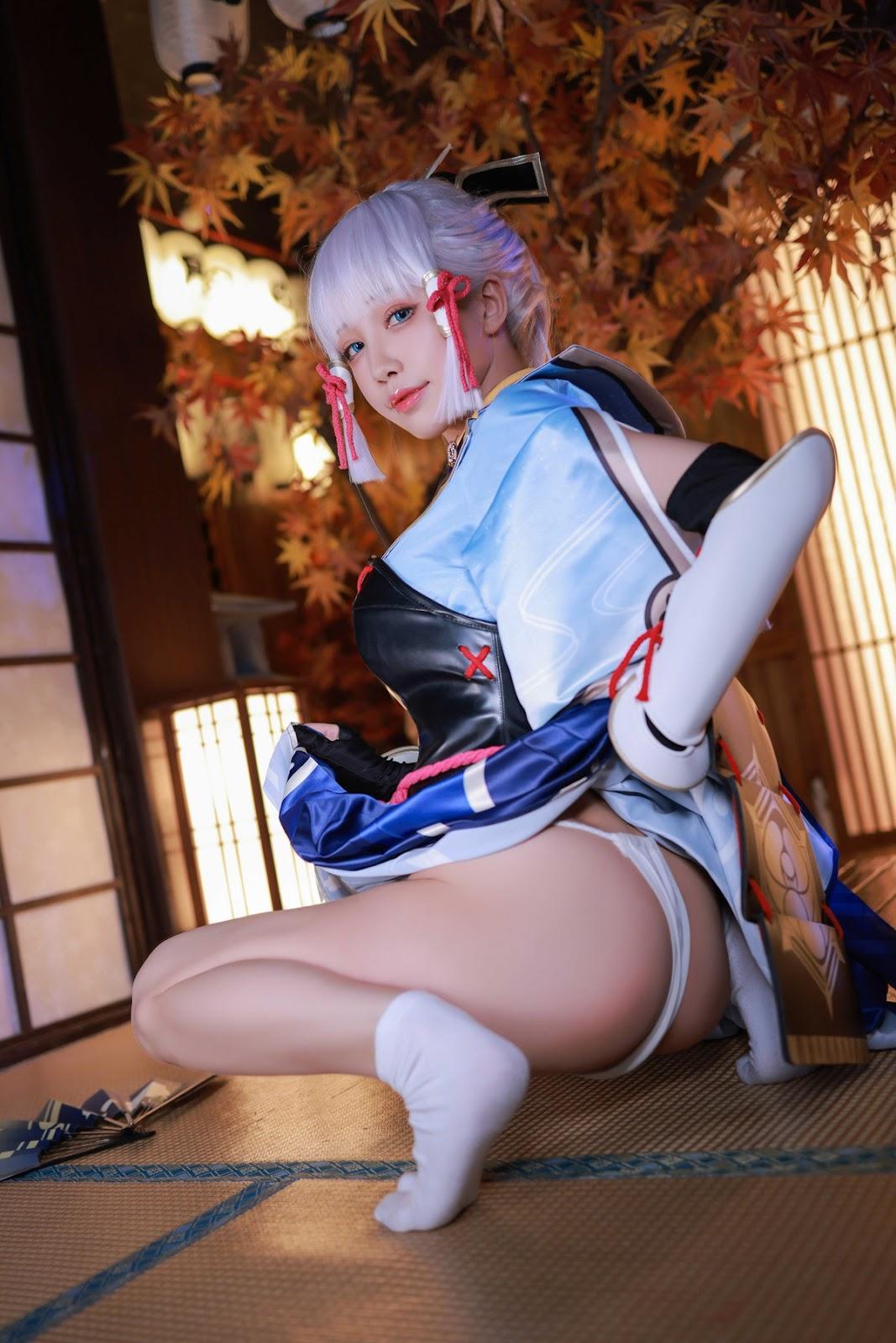 Cosplay 水淼Aqua 神里綾華 Kamisato Ayaka(32)