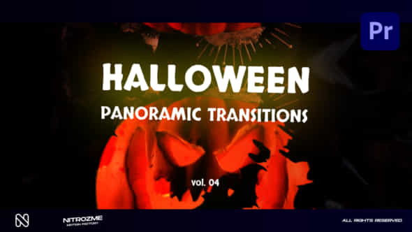 Halloween Panoramic Transitions - VideoHive 48475141