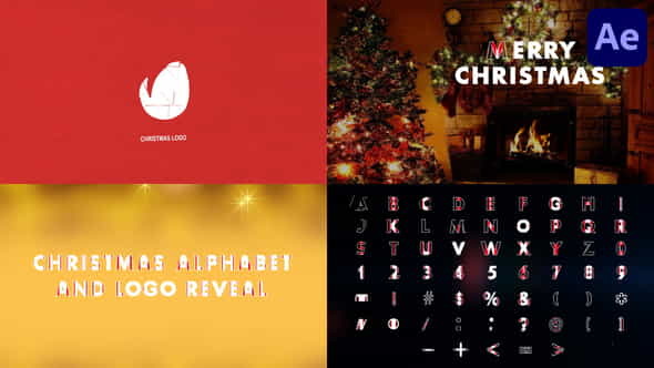 Christmas Alphabet And - VideoHive 41826818