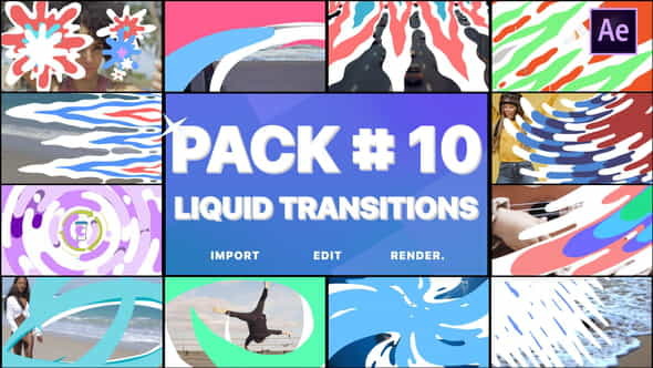 Liquid Transitions Pack 10 | - VideoHive 28302089