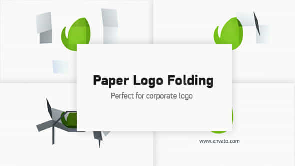 Logo Paper Folding - VideoHive 8888769