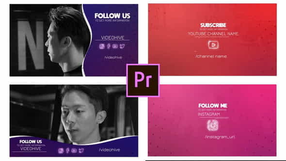 Social Outro - Follow Pack - VideoHive 31335295