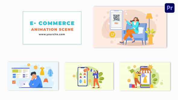 Online Shopping Process - VideoHive 47881583