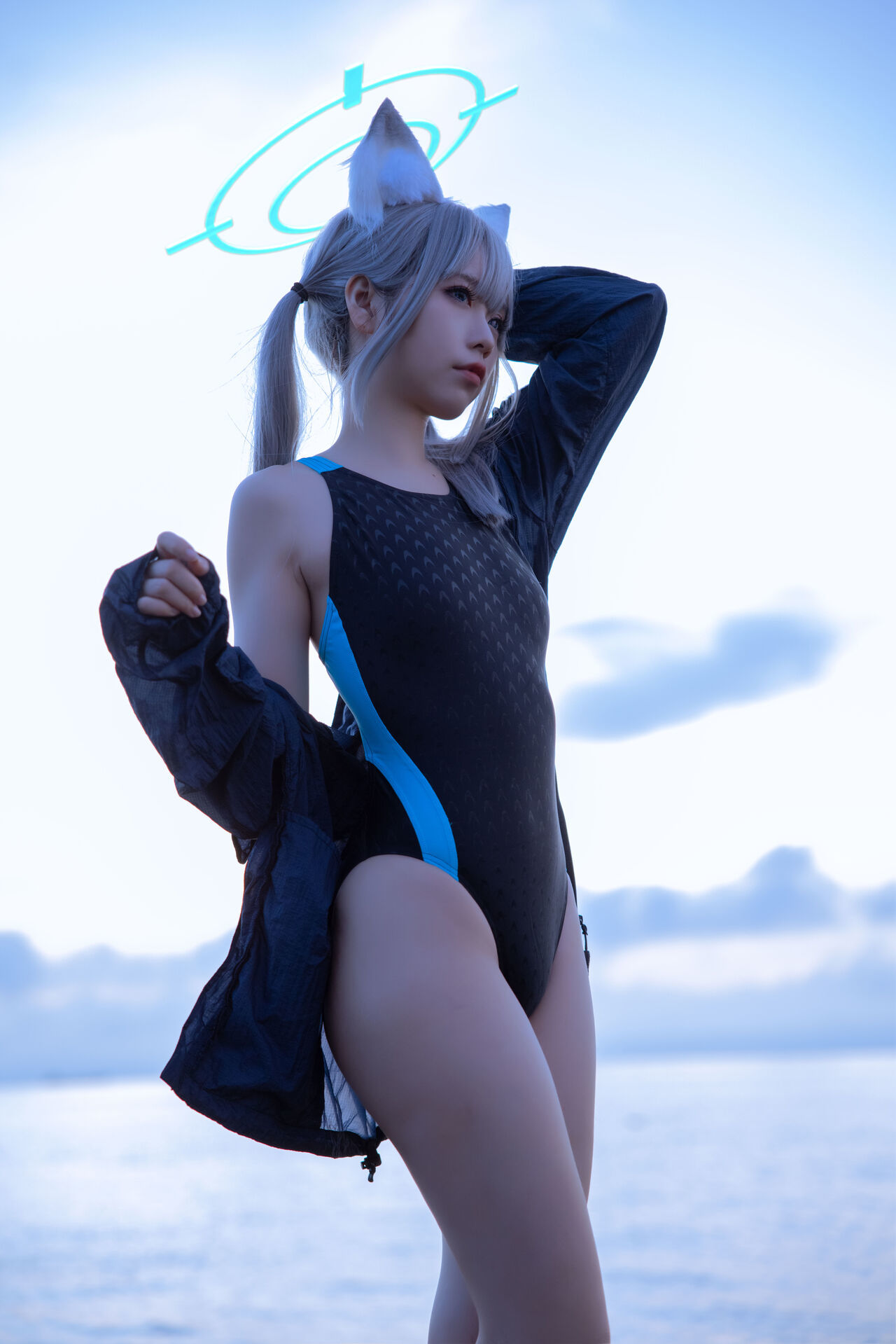 G44不会受伤 - Shiroko Sunaookami Swimsuit