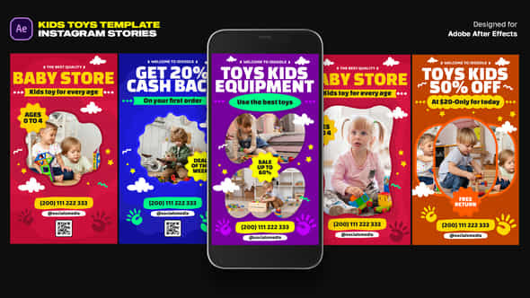 Kids Toys Instagram - VideoHive 46043314