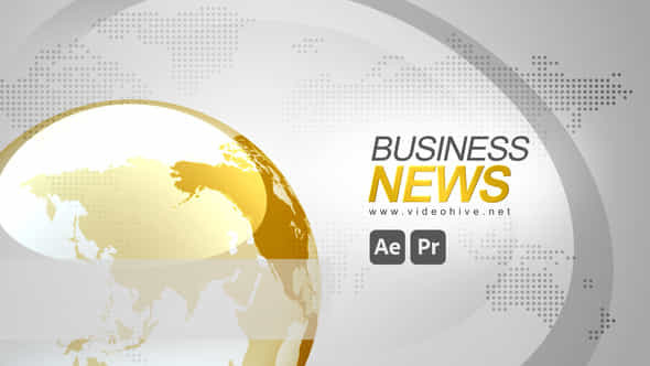 Broadcast Business News - VideoHive 53873634