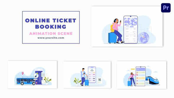 Online Ticket Booking - VideoHive 47354494