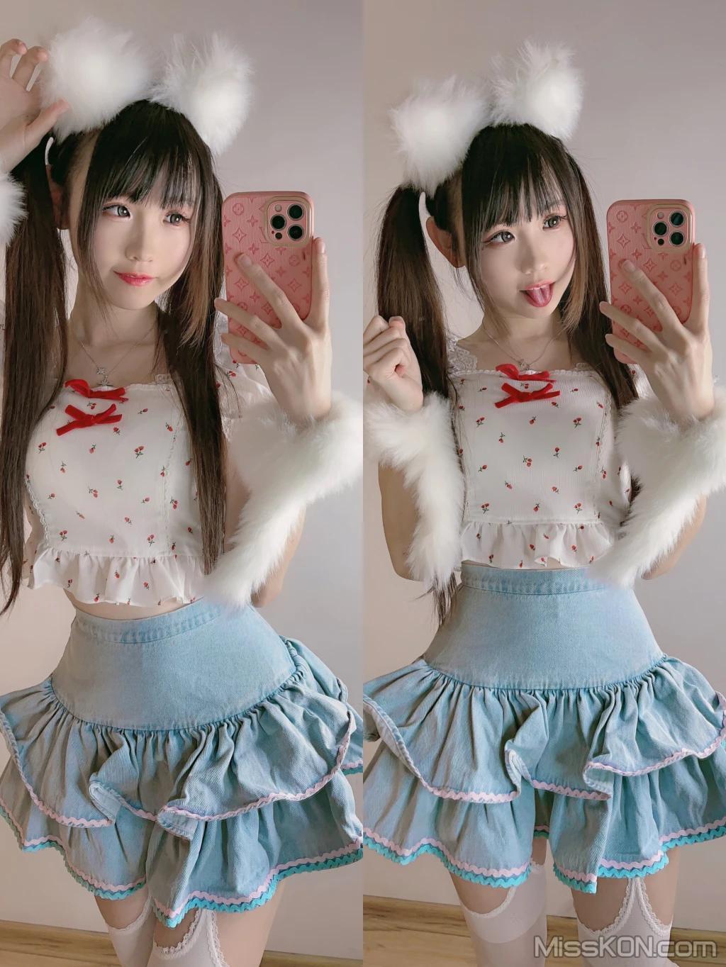 Coser@miko酱ww: mikoの白丝01 (241 photos)(198)