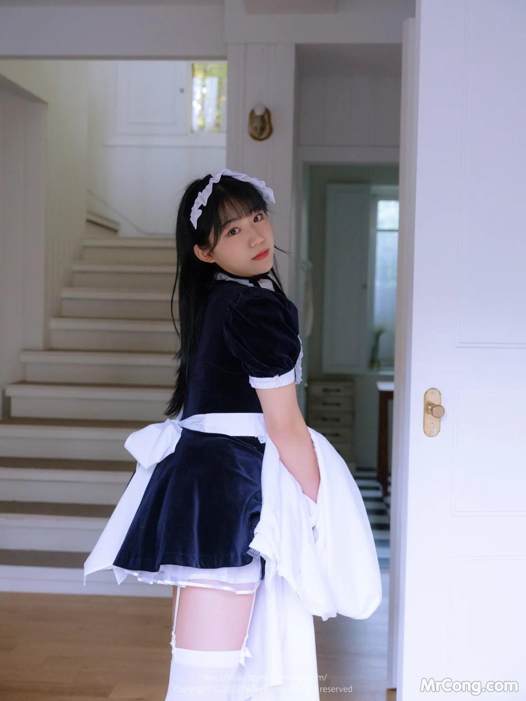 [MilkyBomb] Yui: Vol.3 Maid (291 photos )(54)