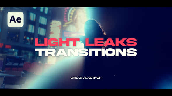 Light Leaks Transitions - VideoHive 58624371