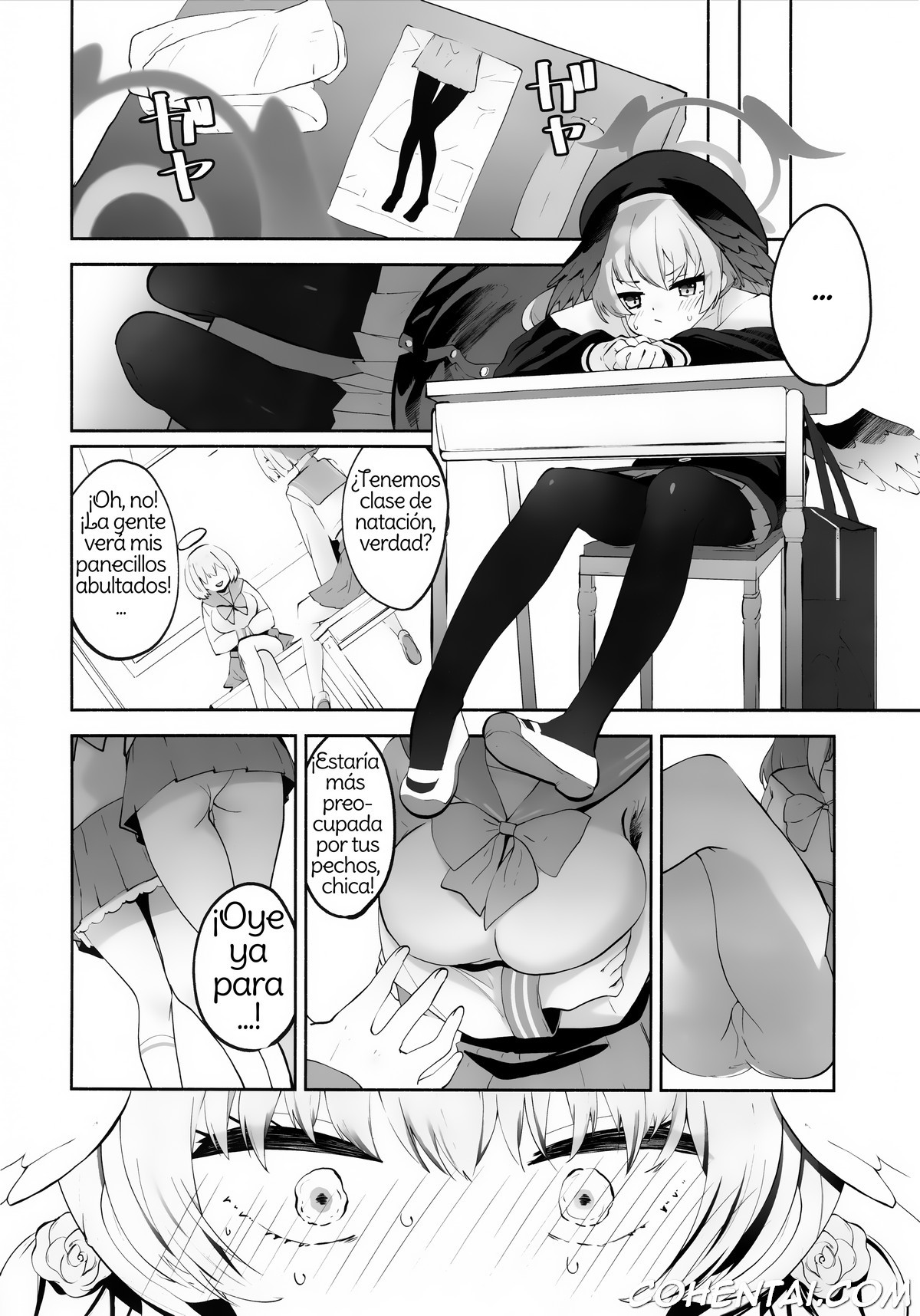 Koharu-chan tte Sounanda (Blue Archive) xxx comics manga porno doujin hentai español sexo 