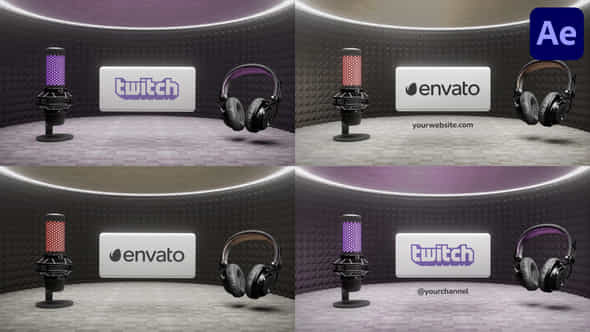 Podcast Logo Opener For After Effects - VideoHive 52976831