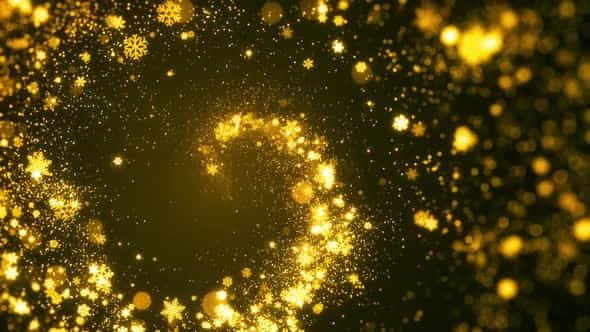 Gold Christmas Background - VideoHive 29831209