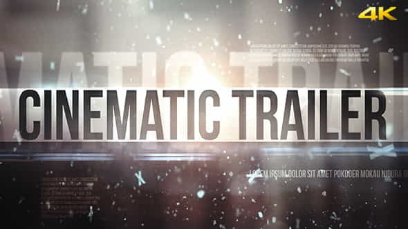 Stylish Cinematic TrailerTitles - VideoHive 14028326