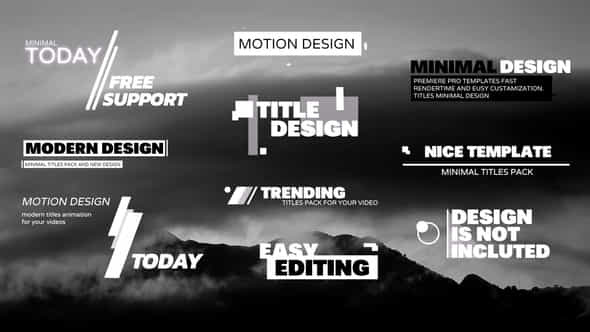 Modern Titles - VideoHive 37569106