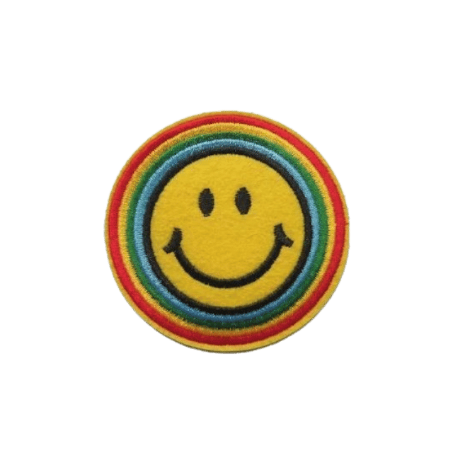 smiley face sticker