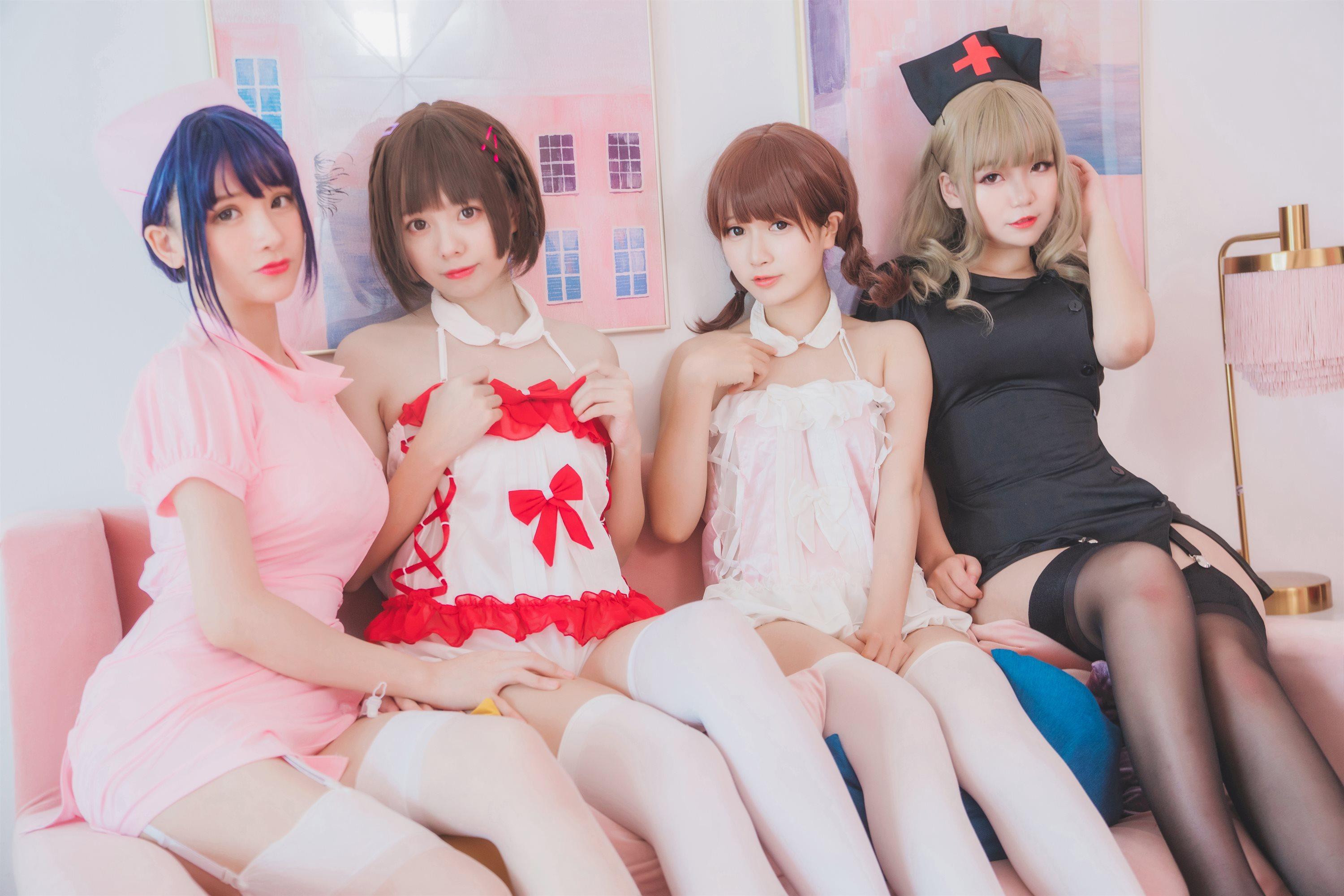 白金Saki-小野妹子w×宅夏×前羽 四人彼女电子档(164)