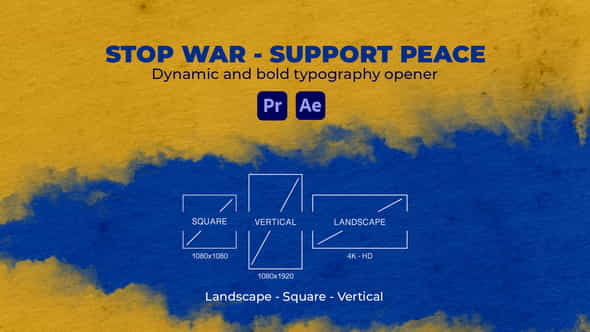 Stop War - Support Peace - VideoHive 36571413