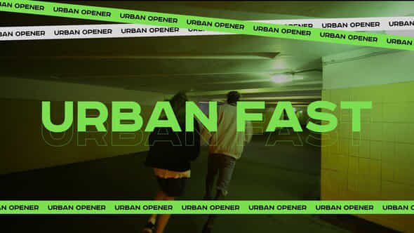 Fast Urban Intro - VideoHive 38496452