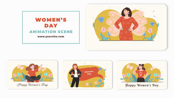 Celebrating Womens Day - VideoHive 46414596