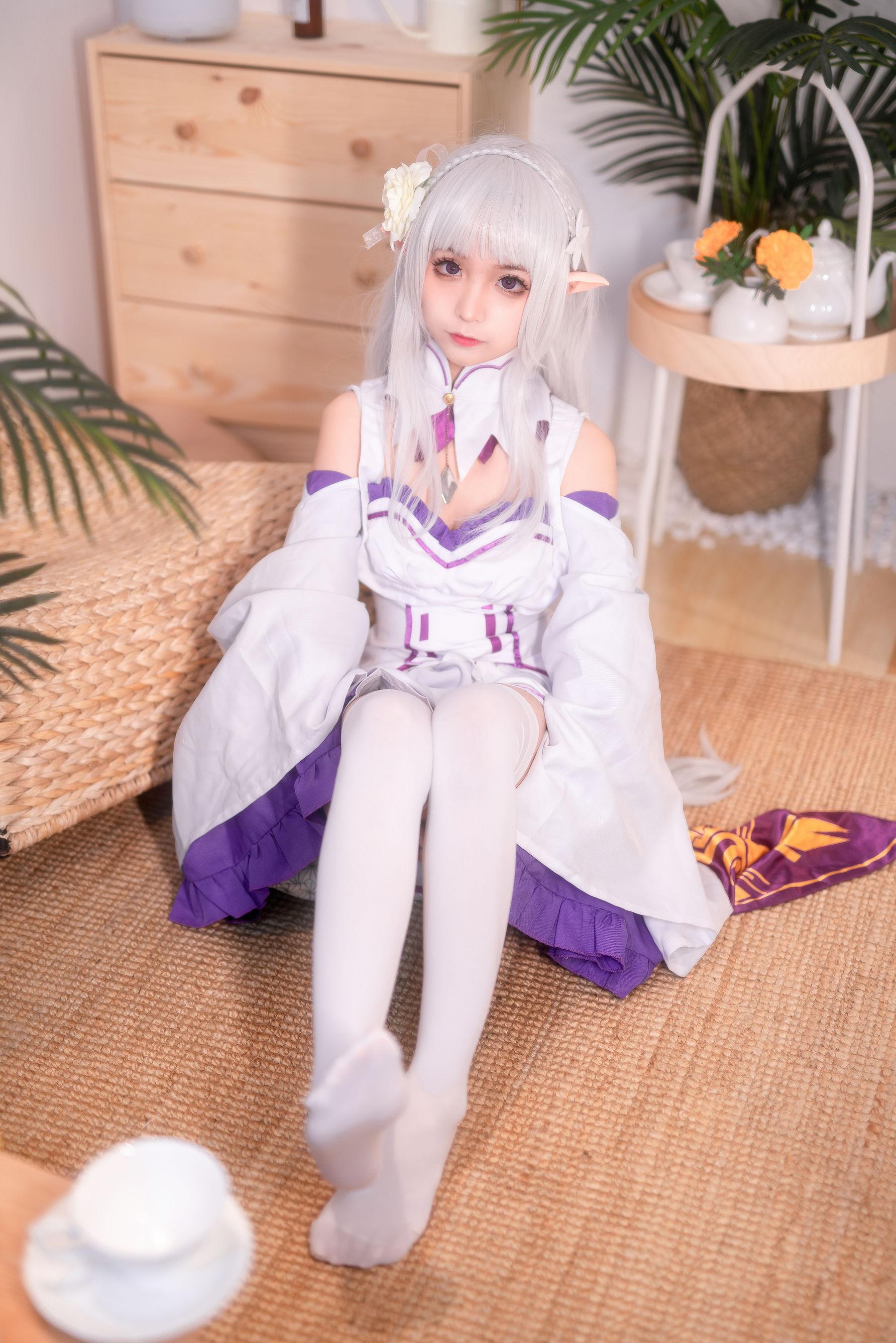 [美女Coser] 蠢沫沫 《艾米利亚》 写真集(2)