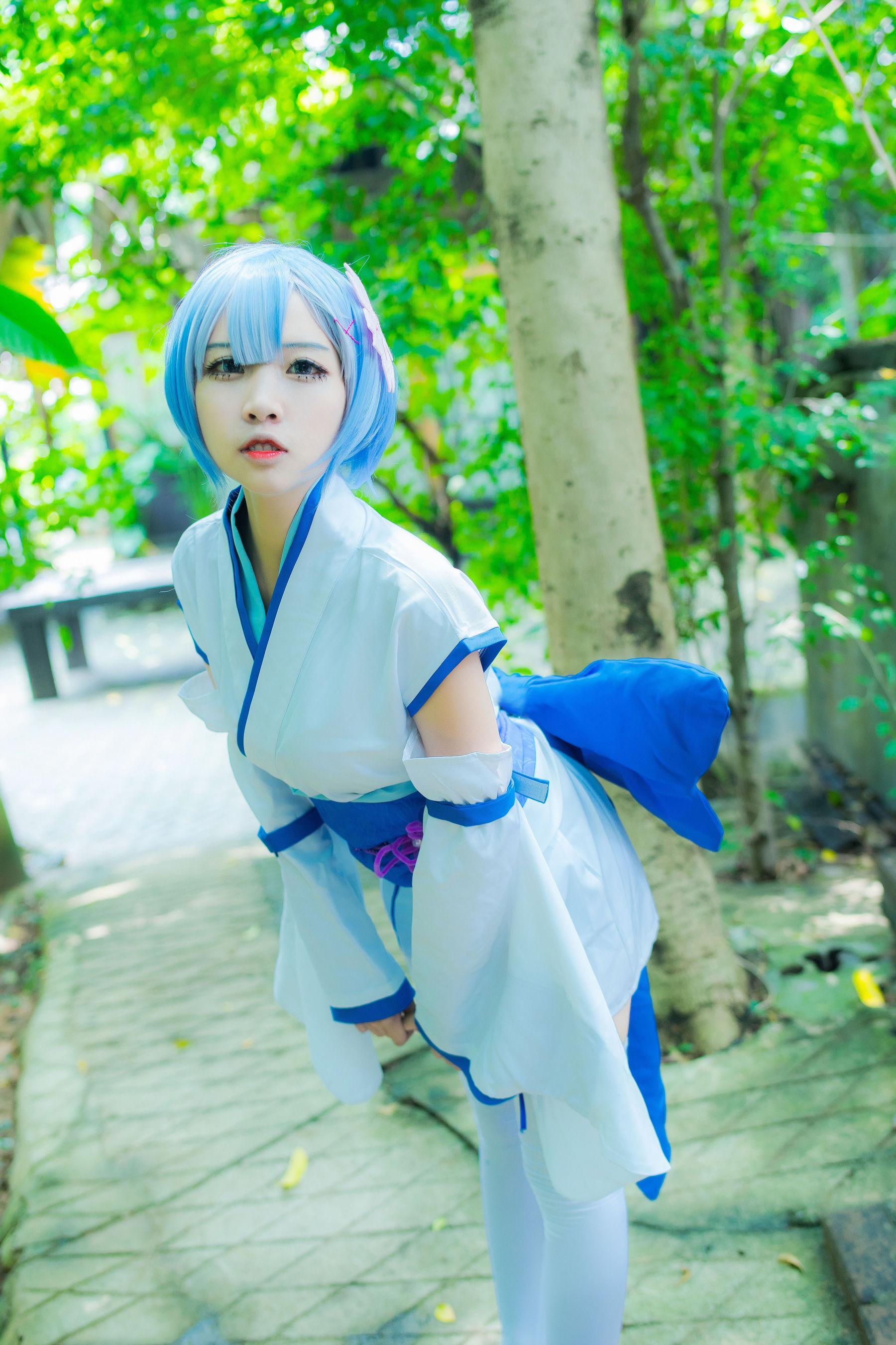 [Cosplay] 二佐Nisa – 蕾姆幼年(9)