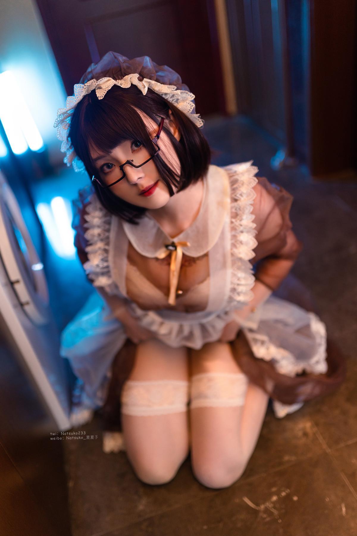 Cosplay Natsuko夏夏子 透明女仆 Transparent Maid(17)