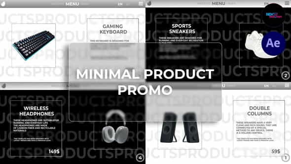 Minimal Product Promo - VideoHive 36711656