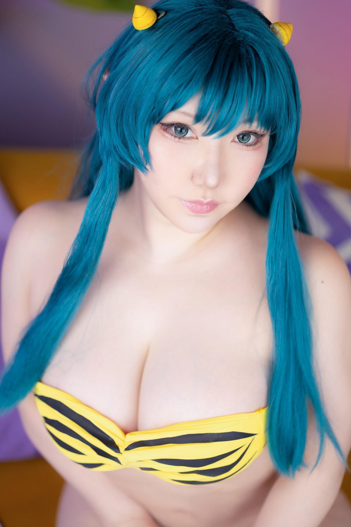 Cosplay SAKUサク Lum ラム うる星やつら Set.01(24)