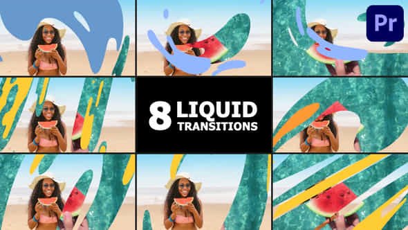 Liquid Transitions Premiere Pro Mogrt - VideoHive 52661567