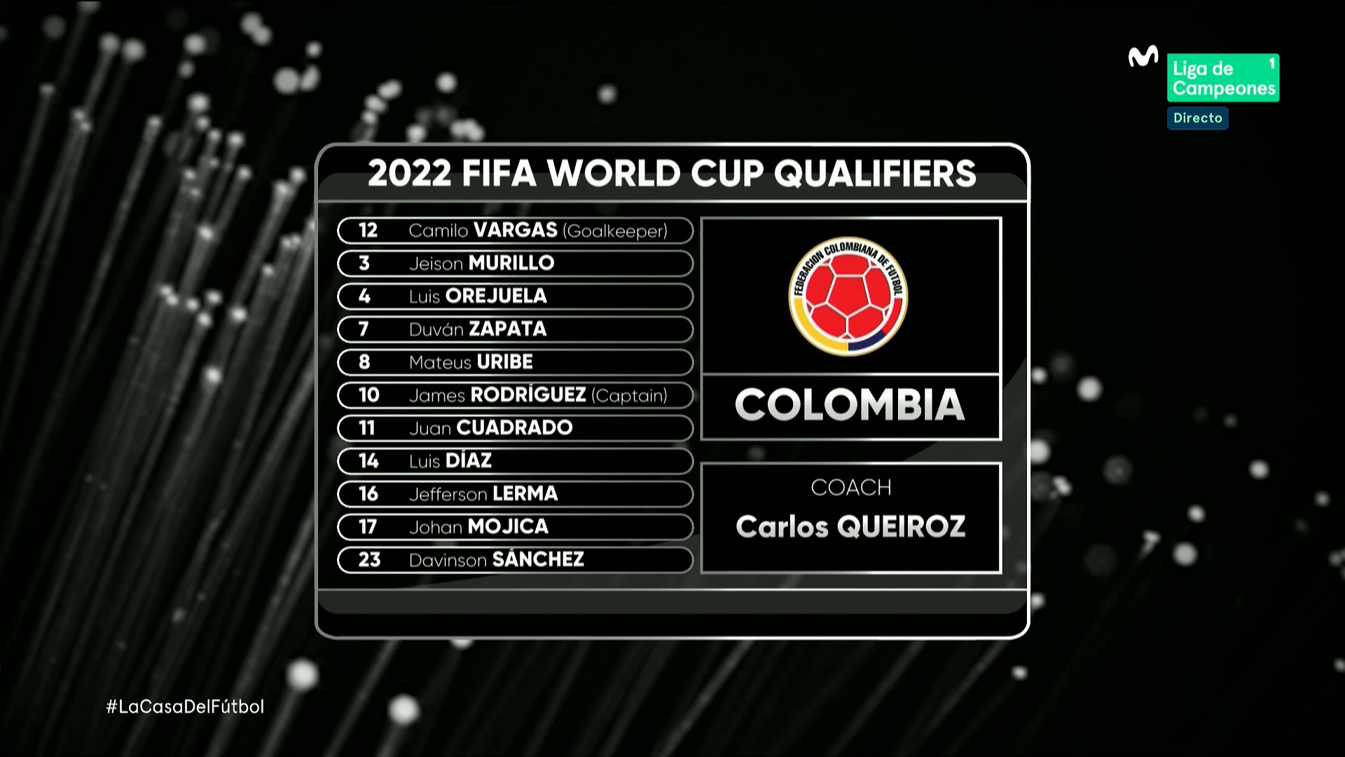 World Cup 2022 Qualifiers - Ecuador vs Colombia - 17/11/2020