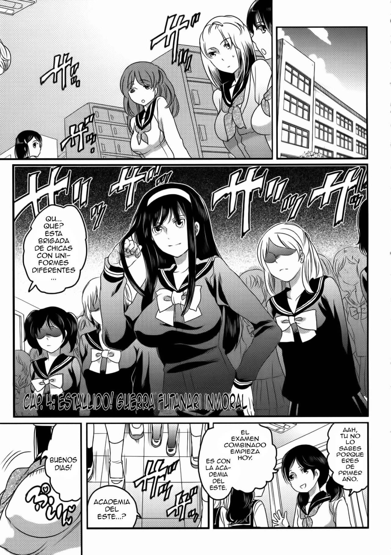 # Shiritsu! Futanari Gakuen Seitokai Capitulo 4-5 # - 0