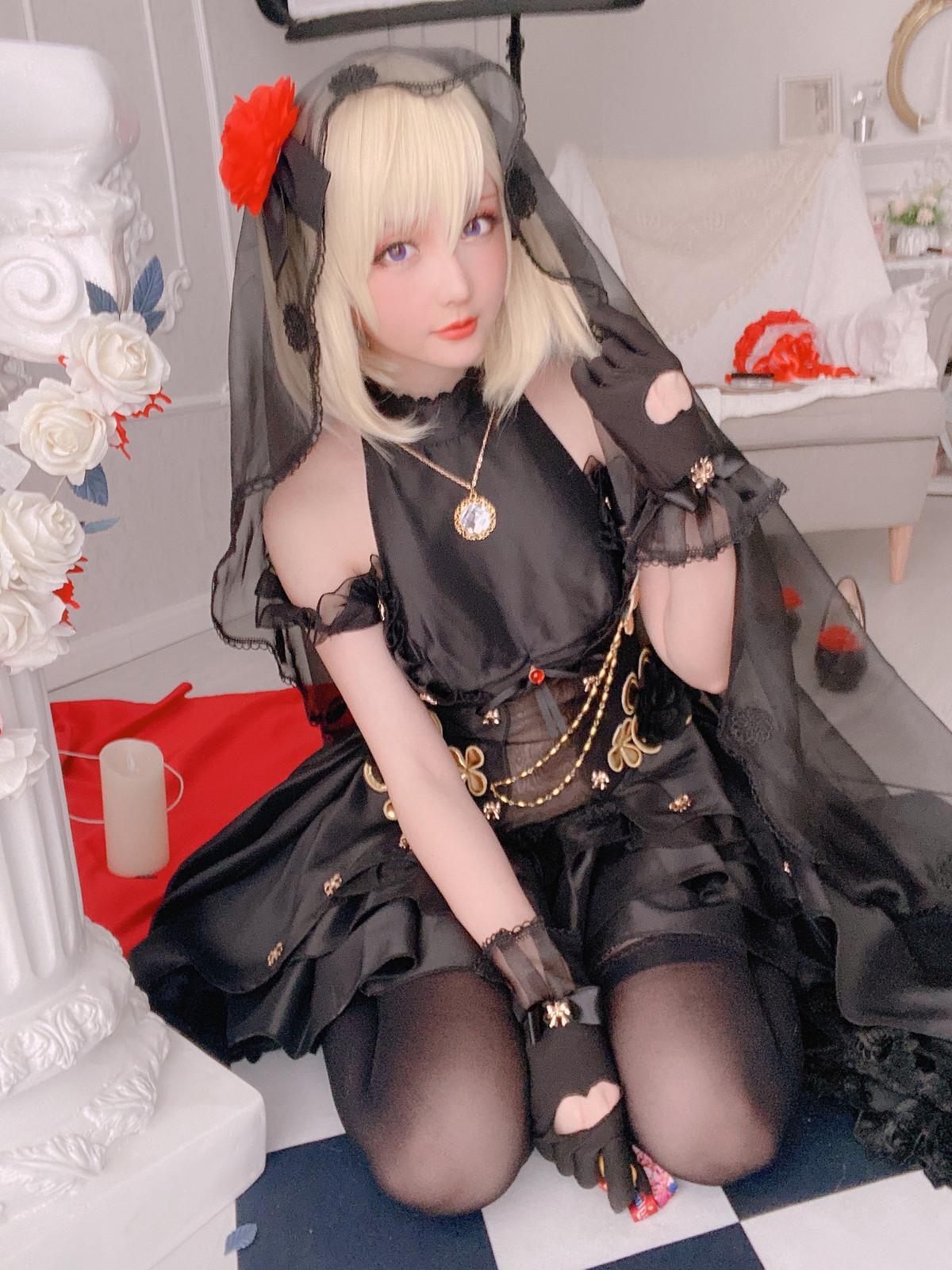 Cosplay 星之迟迟Hoshilily Z23婚纱(36)