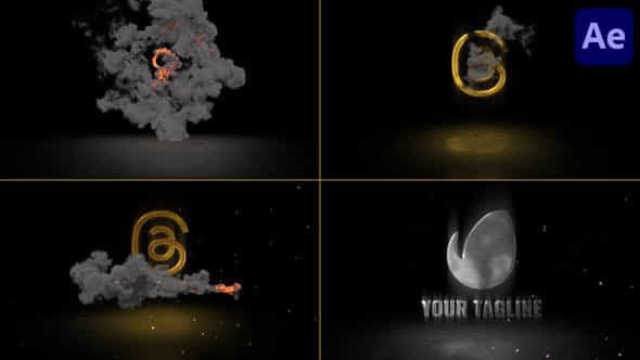 Fire And Smoke Logo Reveal For After Effects - VideoHive 48472622