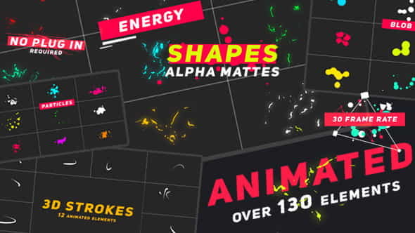 Animated Elements Shapes - VideoHive 11242954