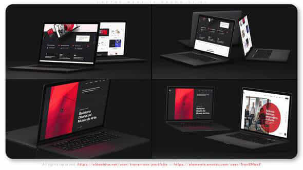 Laptop Website Promo V101 - VideoHive 32078441