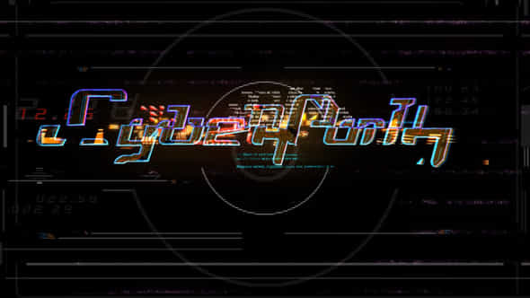Cyberpunk Glitch Logo - VideoHive 22306862