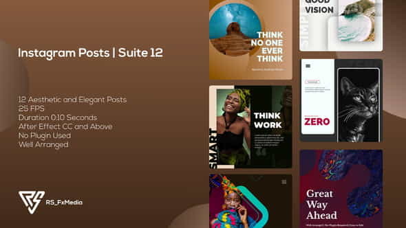 Instagram Posts | Clean Media - VideoHive 34613269