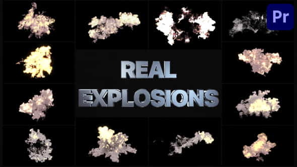 Real Explosions | Premiere Pro - VideoHive 33635886