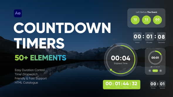 Countdown Timers - VideoHive 33032137