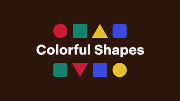Colorful Shapes - VideoHive 57729604
