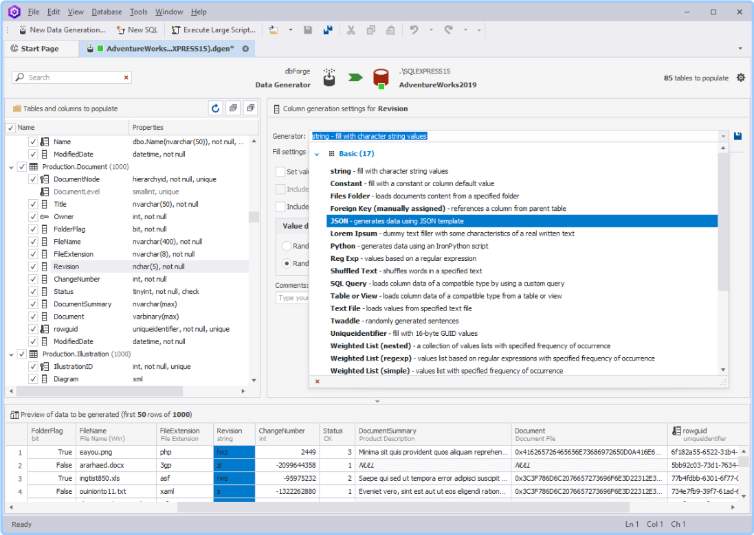 Devart DbForge Data Generator For SQL Server 4.6.2 V9DxCJ2F_o