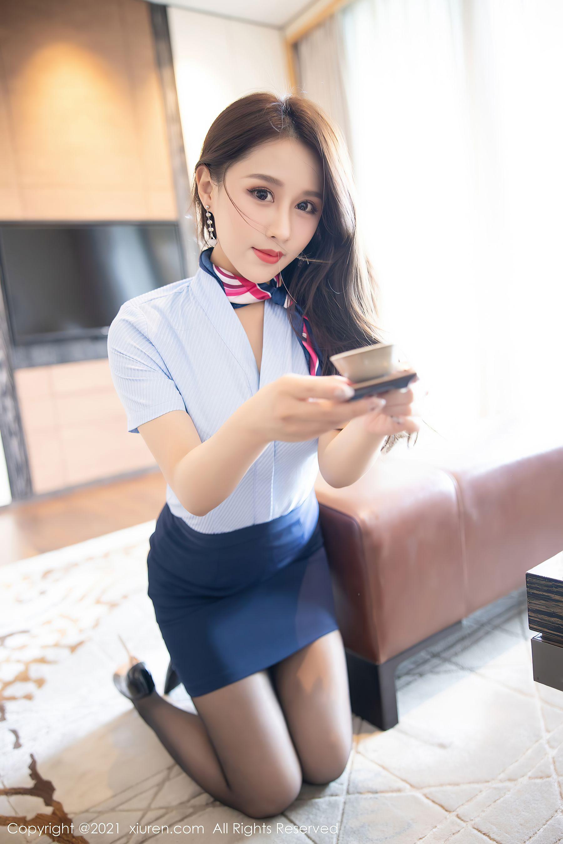 [秀人XIUREN] No.3073 徐安安 – 无法抵御的经典制服(13)