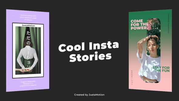 Cool Insta Stories - VideoHive 46374909