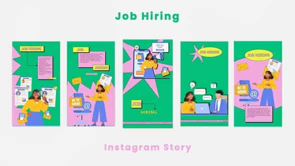 Job Hiring InstagramStory - VideoHive 44334768